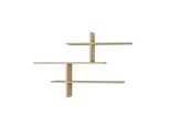 Skye Decor, Leo - Oak, Mensole Da Parete, Rovere, Truciolato Melaminico, 123 X 80,5 X 22 Cm