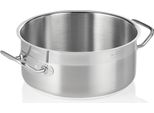 Pentola Professionale In Acciaio Inox Pentola Per Friggere Con Coperchio 4,5 Litri ØXh: 24 X 11 Cm