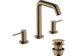 Hansgrohe Tecturis S MéLangeur Lavabo 3 Trous 150, Saillie 139 Mm, 73330140, 73330140