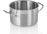 Pentola Professionale In Acciaio Inox Pentola Per Friggere Con Coperchio, 4,0 Litri, ØXh: 20 X 12,5 Cm