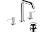 Hansgrohe Tecturis S MéLangeur Lavabo 3 Trous 150, Saillie 139 Mm, 73330000, 73330000