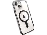 Speck Presidio Perfect-Clear Clicklock & Magsafe - Custodia Per Iphone 15 / Iphone 14 / Iphone 13 (Trasparente / Nero Opaco / Grigio Ardesia)