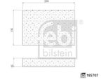 Febi Bilstein 185707 Filtro Abitacolo Filtro Antipolline