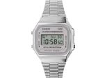 Casio - Orologio Da Polso Casio Vintage Da Donna A168WA-8AYES - Orologio - Acciaio - Argento - 36 Mm