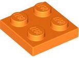 1 Pezzo Lego, Parte C. 3022 In Arancione (Arancione)