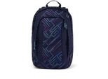 Satch Zaino Della Scuola Con Scomparto Per Laptop Air Purple Laser Blu Scuro