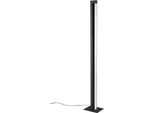 Lampada Da Terra Moderna Nera Orientabile Per Soggiorno E Camera Da Letto 130 Cm Colore Variabile Led 21W Seeker Trio