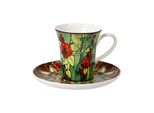 Goebel Espressotasse Tiffany -Schmetterlinge, Espresso Tasse, Fine Bone China, 67003091