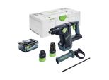 Martello Combinato A Batteria Festool Khc 18 Eb Basic 18 V 2,6 J Plus Brushless + 1X Batteria Ricaricabile 8,0 Ah + Systainer - Senza Caricabatterie