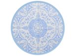 Vidaxl Tappeto Per Esterni Arakil Baby Blue Ø120 Cm Pp