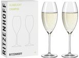 Ritzenhoff Champusglas 2Er Set Glanzlicht 001, Kristallglas, 325 Ml, R-8011003