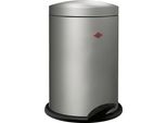 Cestino A Pedale Wesco Base Softer 116, Cestino Per Bagno, Cestino Per Rifiuti, Lamiera D'acciaio, Nichel Argento, 13 L, 116212-03