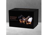 Thumbs Up! 2000096 Mad Monkey - WhiskeygläSer "Diamond"" (2Er Set) Transparent"