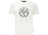 Camicia A Maniche Corte In Cotonelogico Con Logo Di Napapijri : Taglia - S Taglia: S