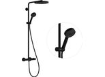 Hansgrohe Pulsify S Puro SystèMe De Douche 260, 1Jet, Ecostat Fine, Douchette à Main 3Jet, Ecosmart, 24237670, 24237670