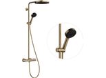 Hansgrohe Pulsify S Puro SystèMe De Douche 260, 1Jet, Ecostat Fine, Douchette à Main 3Jet, Ecosmart, 24237140, 24237140