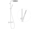 Hansgrohe Pulsify S Puro SystèMe De Douche 260, 1Jet, Ecostat Fine, Douchette à Main 1Jet, 24222700, 24222700