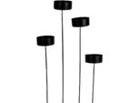 Hbx Natural Living Portacandele Nero ø4,5Cm