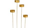 Hbx Natural Living Portacandele Oro ø4,5 Cm