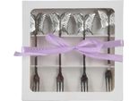 Set Di 4 Forchette Da Pasticceria Decoris In Acciaio Inossidabile