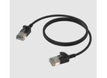 Procab CSD560B/1 Cavo Di Rete Ultra-Sottile CAT6A U/Utp - Nero, 1,00 Metri