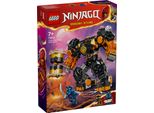 Lego Ninjago Cole's Earth Mech, Action Figure Giocattolo Con Mech Modificabile, Set Ninja Con 2 Figure Tra Cui Cole, Regalo Per Bambini E Bambine Di 7 Anni 71806