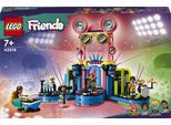 Lego Friends Talent Show A Heartlake City, Giocattolo Musicale Per Bambini Con 4 Figure Incluso Andrea, Palco E Strumenti, Regalo Musicale Per Ragazze E Ragazzi Dai 7 Anni In Su 42616