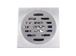 Coperchio Quadrato Per Scarico A Pavimento In Acciaio Inox A Pareti Spesse Con Neutralizzazione Degli Odori Per Bagno E Doccia (Tipo 2)