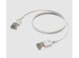 Procab CSD560W/1 Cavo Di Rete U/Utp CAT6A Ultrasottile - Bianco, 1,00 Metri