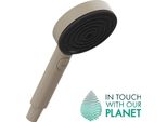 Hansgrohe Pulsify Planet Edition Douchette à Main 105, 3Jet, Relaxation, Ecosmart+, Sable Recyclé, 26077210, 26077210