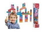 Kit Di Mattoncini Mattoncini Morbidi Da Costruzione 100 El. Per Bambini