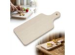 Tagliere Tradizionale In Legno Con Manico 28 X 12 Cm In Faggio Per La Cucina