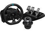 Logitech G Kit Da Corsa Logitech G923 Se Volante Da Corsa E Pedali G923, Trueforce, Vera Pelle + Leva Del Cambio Driving Force - Xbox X|S, Xbox One, Pc, Mac - Nero