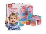 Kit Di Blocchi Blocchi Da Costruzione Morbidi 88 El. Per Bambini