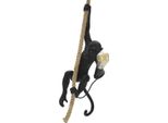 Mauro Ferretti Plafoniera Monkey E27 Ø 27X32X60 Cm Nero Marrone