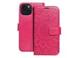 Custodia / Cover Per Apple Iphone 15 Rosa Scuro - Libro Mezzo Book