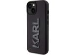 Karl Lagerfeld Klhcp15M3Dmbkck Custodia Rigida Per Iphone 15 Plus / 14 Plus 6.7 Czarny/Nero 3D Gomma Glitter Logo