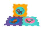 Tappeto Puzzle 9 Pezzi Antiscivolo E Lavabile Da 10 Mesi Tappeto Gioco In Schiuma Eva Animali Smily Play