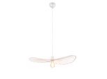 Chapeau Lampada A Sospensione A Cappello In Metallo Bianco 1Xe27 40W Rl