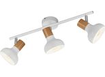 Faretto Da Soffitto Triplo Bianco Orientabile 3Xe14 10W Latika Rl
