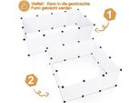 Yakimz Recinto Free Run Recinto Free Run 12 Pezzi 35X45 Cm Facile Da Montare Per Il Recinto Dei Conigli Costruzione Modulare Del Recinto Bianco