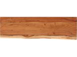 Vidaxl Piano Da Tavolo 120X40X3,8Cm Rettangolare In Legno Massiccio Acacia Bordo Albero