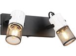 Lampada Da Parete Con Due Faretti E Interruttore Tosh 2Xe14 15W Trio