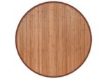 Tappeto Rotondo Natura 60 Cm Bambù