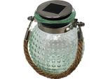 Lampada Solare Coen Bakker In Vetro Verde Con Manico Larghezza 12,5 Cm Altezza 10,5 Cm
