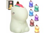 Unicorno Con Luce Notturna In Silicone Rgb