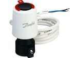 Attuatore Termico Danfoss TWA-A/NC, Alloggiamento Ra, 24 V Ca/Cc, Cavo Da 1,2 M