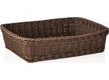 System Basket Cestino Marrone Gastro 40 X 30 X 10 Cm, Polipropilene
