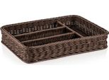 Cestino Per Posate 40 X 30 X 6,5 Cm, Marrone