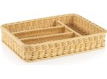 Cestino Per Posate 40 X 30 X 6,5 Cm, Beige Chiaro
